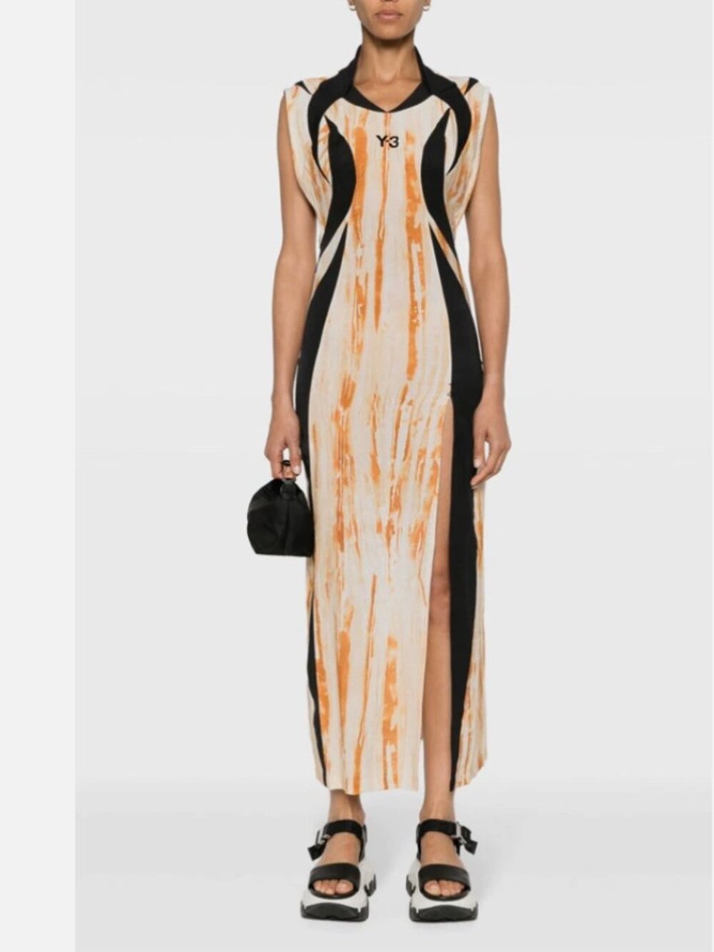 Adidas Y-3 Rust Dye Long Dress Size Small